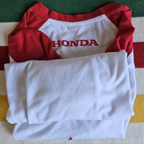 Toronto Blue Jays Red Blue Jays Baseball Raglan Shirt S XL - Picture 10 of 11